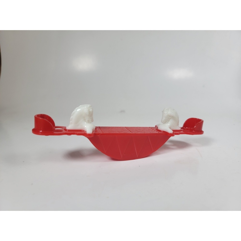 Vintage Thomas/Acme/Marx/Renwal Dollhouse Red Horse Head Teeter Totter 5 1/2"